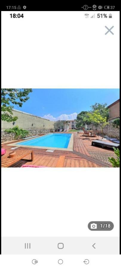 Villa 3 Appartements Entiers Avec Piscine Et Jaccuzi Et Parking Marseille Exterior photo